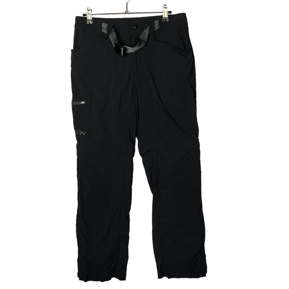 Outdoor Research Black Convertible Hiking Straight Leg‎ Pants 30